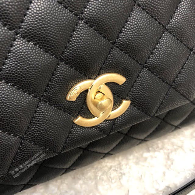 Chanel女包 92991 Chanel鏈條包 小顆粒球紋皮 最頂級複刻手工製作 香奈兒爆款手提女包  djc3945
